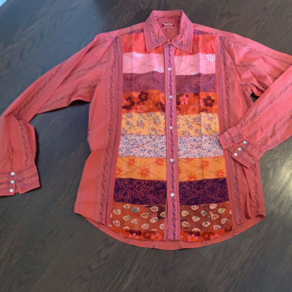 Men's woven long sleeves shirt